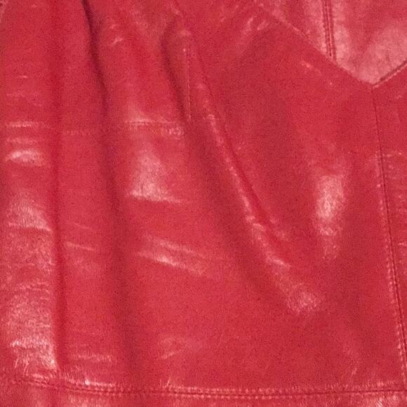 Valentino leather red dress - Picture 9 of 15